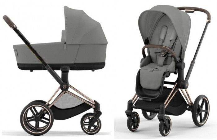 Cybex Priam IV Коляска 2 в 1 Rosegold / Mirage Grey #1