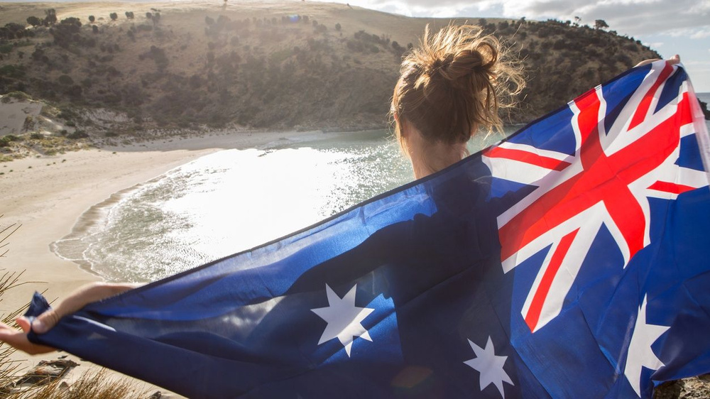 Флаг Австралии / Флаги стран мира, односторонний, размер большой 90х135 см  #1