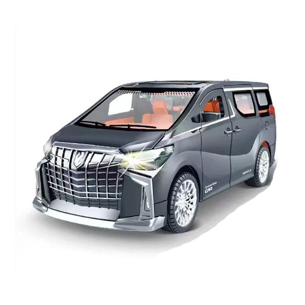 1:24 для Toyota Alphard, литая под давлением модель автомобиля, игрушечный автомобиль для мальчиков  #1