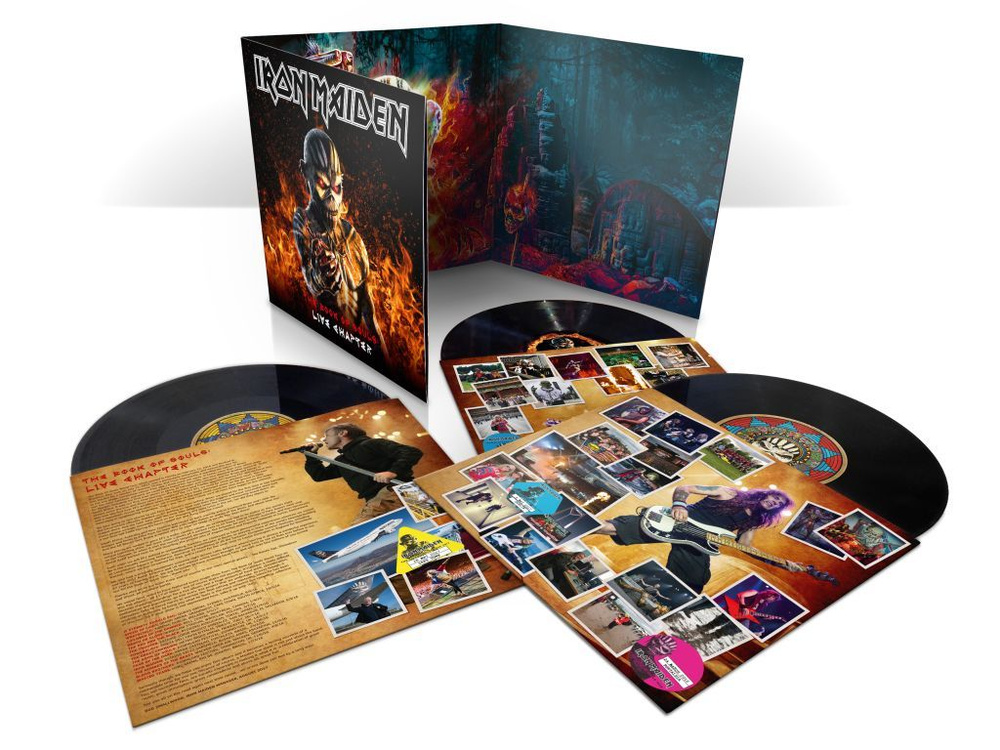 Iron Maiden THE BOOK OF SOULS LIVE 3-LP Пластинка Виниловая #1