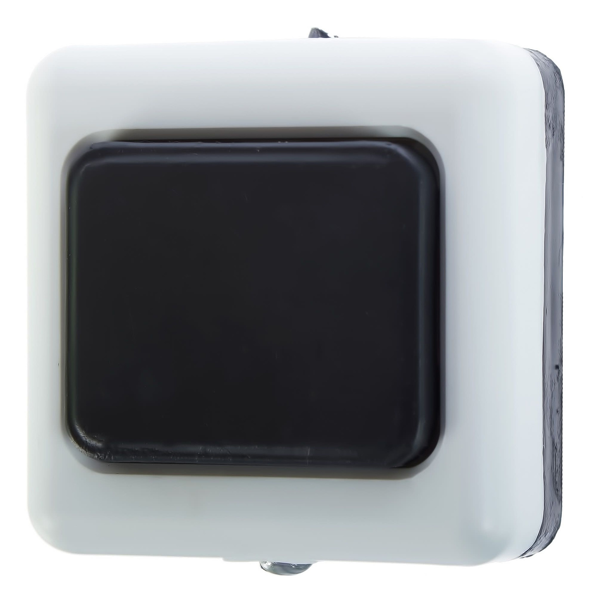 Кнопка для проводного звонка, 220 В, цвет белый/чёрный - Рис. 2
