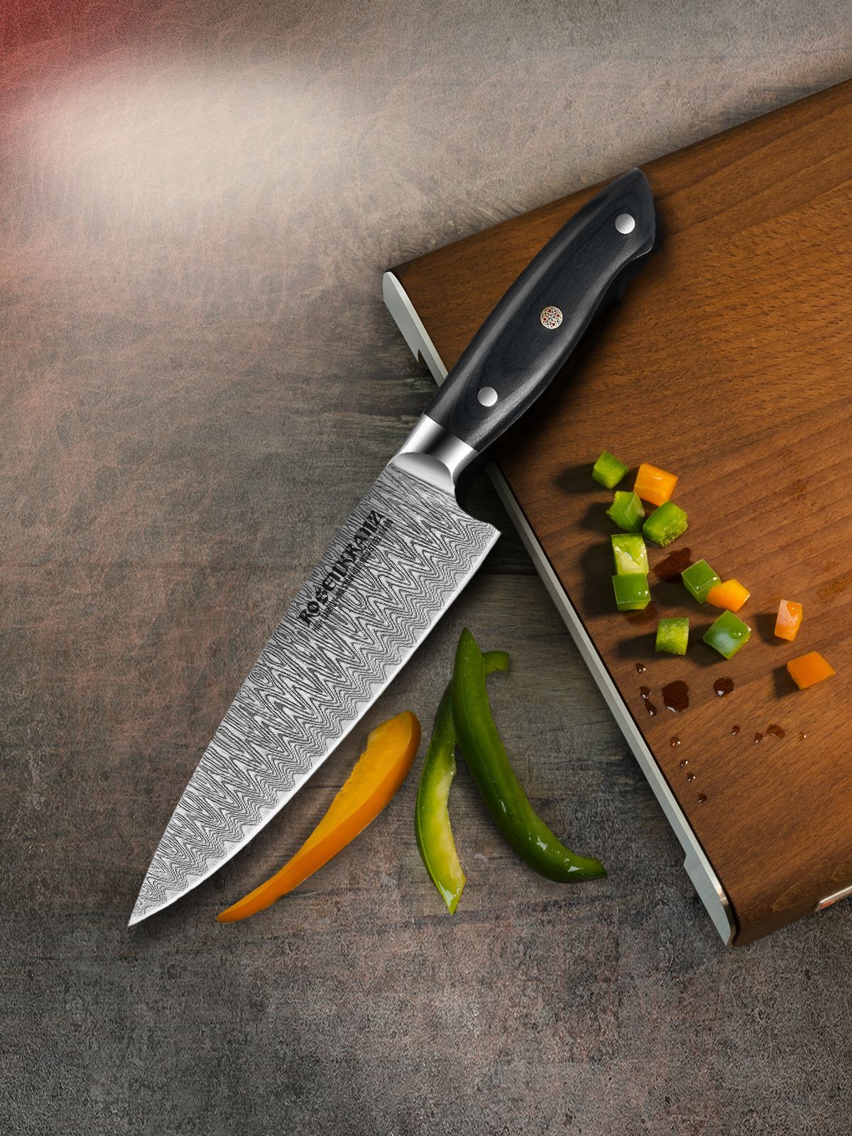 ROSENKRANZ/Кухонныйповарскойшеф-ножKuchenmeister.