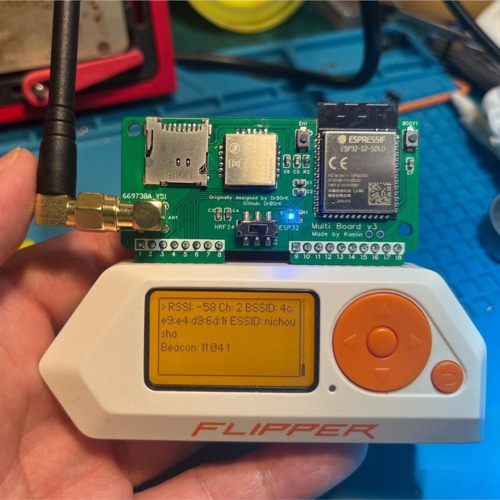 Плата разработки Flipper Zero WiFi multiboard 3.0 NRF24+ESP32 - купить ...