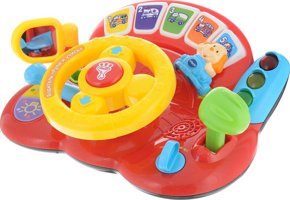 Интерактивная игрушка Vtech Водитель Рули и учись, 80-166626 #1