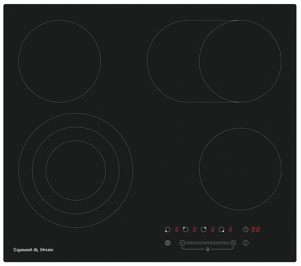 Zigmund & Shtain Электрическая варочная панель CN 38.6 B, черный #1