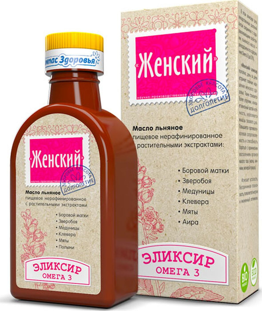 Эликсир Компас Здоровья Женский, с добавками, 200 мл #1