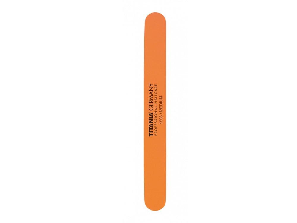 Titania Пилка для ногтей 1036TIT, оранжевая #1