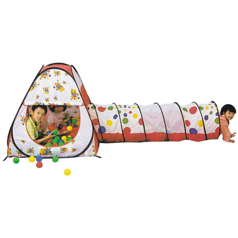 Детский домик Calida Конус и тоннель 628 (в комплекте 100 шаров )  #1