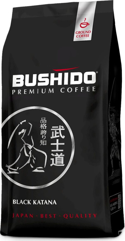 Кофе молотый Bushido Black Katana, 227 г #1