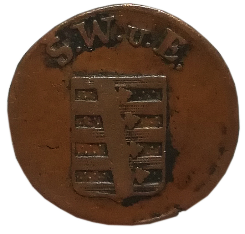Монета 1 1/2 (полтора) пфеннига 1799 г. Великое Герцогство Саксен-Веймар-Эйзенах Германия F  #1