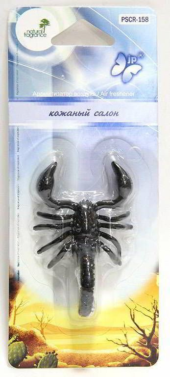 Ароматизатор на зеркало 3D Скорпион кожаный салон, PSCR-158 #1