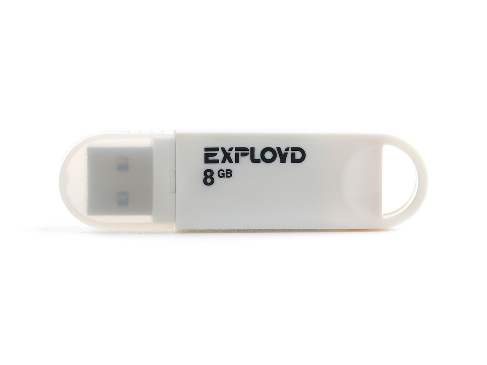 Флеш-накопитель USB 8GB Exployd 570 белый / флешка USB #1