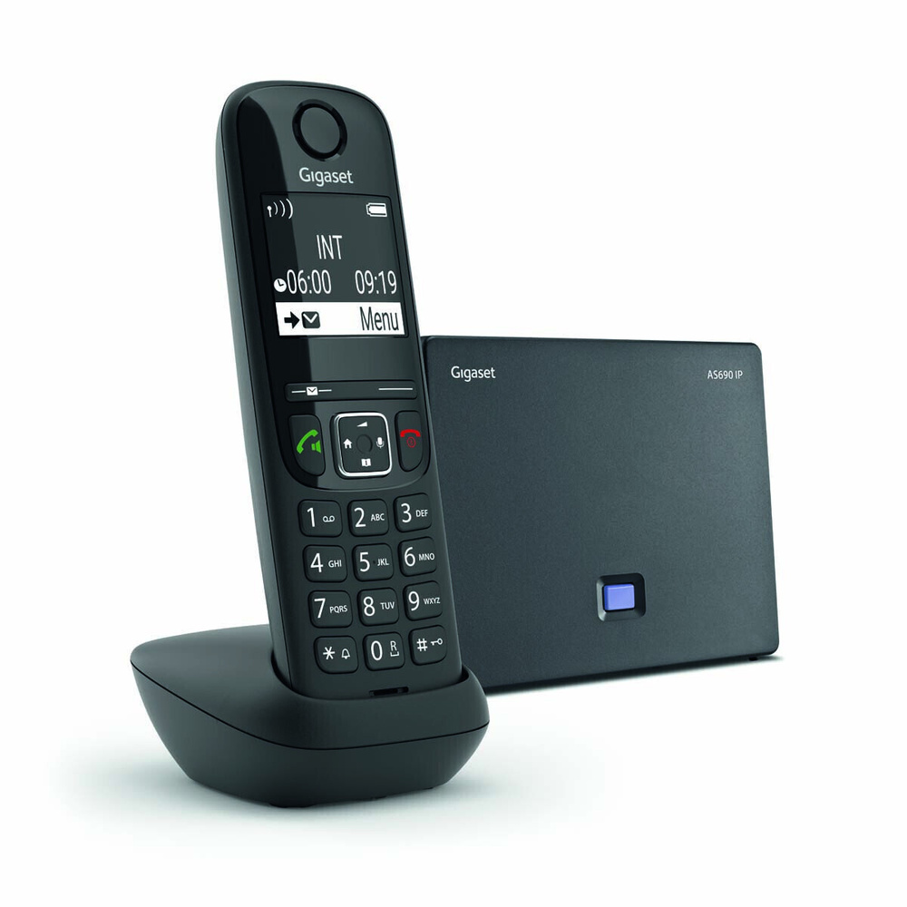 IP/Dect телефон Gigaset AS690 IP RUS BLACK #1