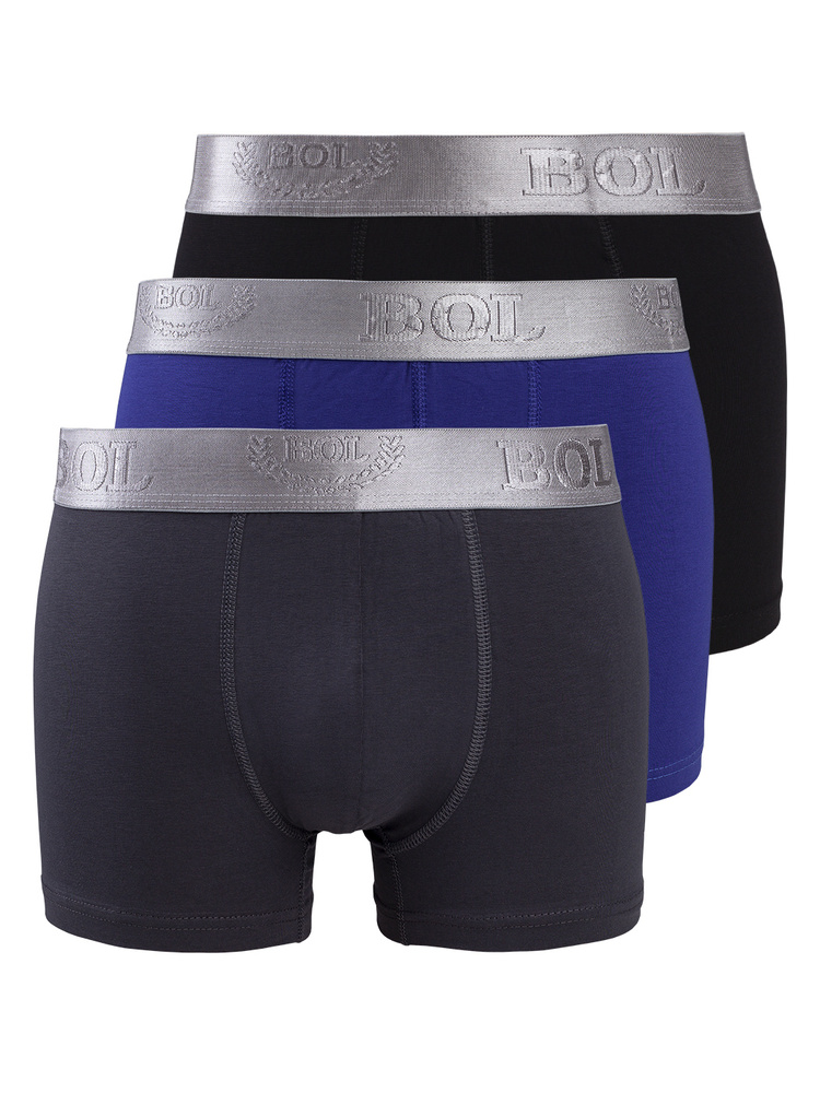 Комплект трусов боксеры BOL Men's, 3 шт #1