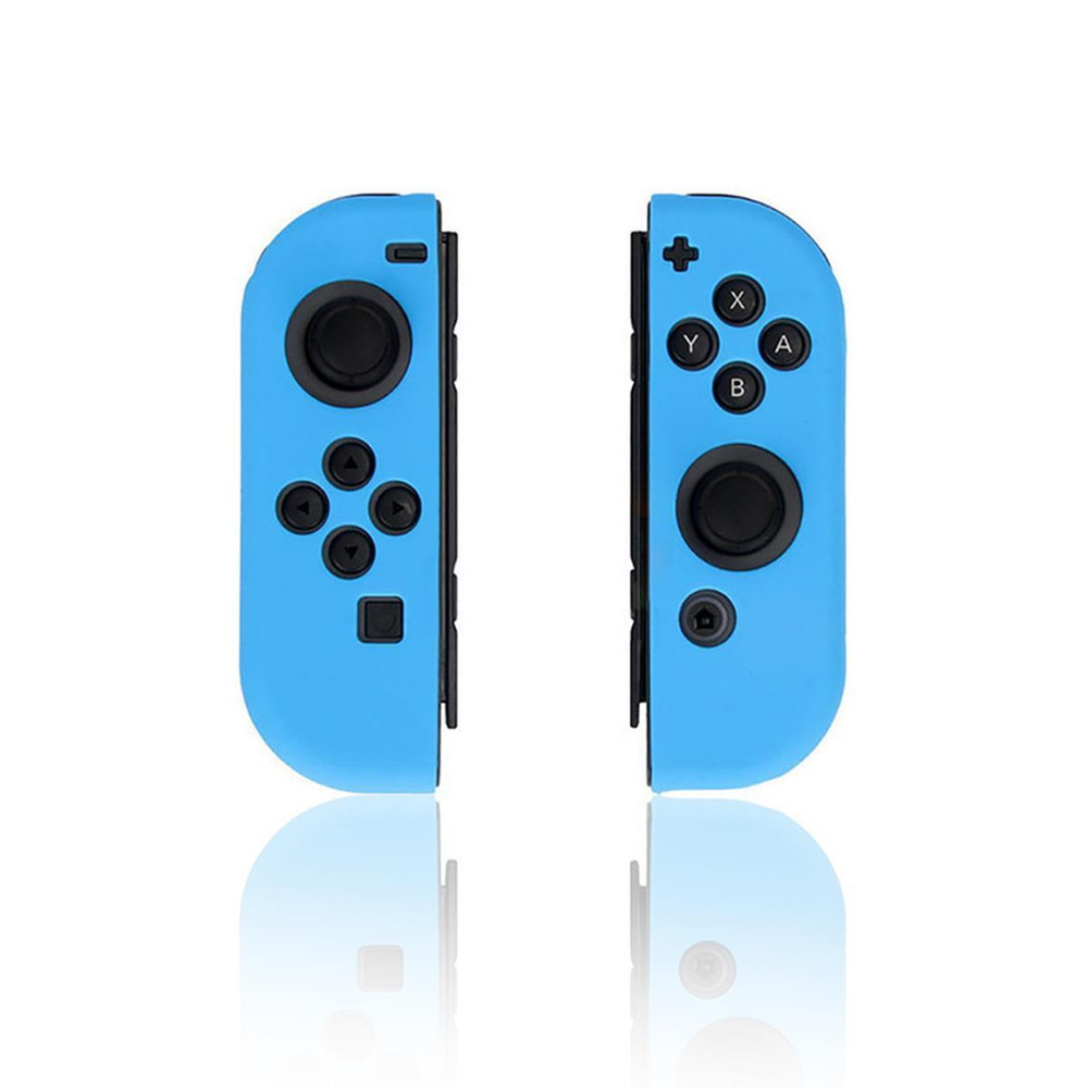 Защитные силиконовые чехлы для Joy-Con Nintendo Switch (Нинтендо Свитч), синие  #1