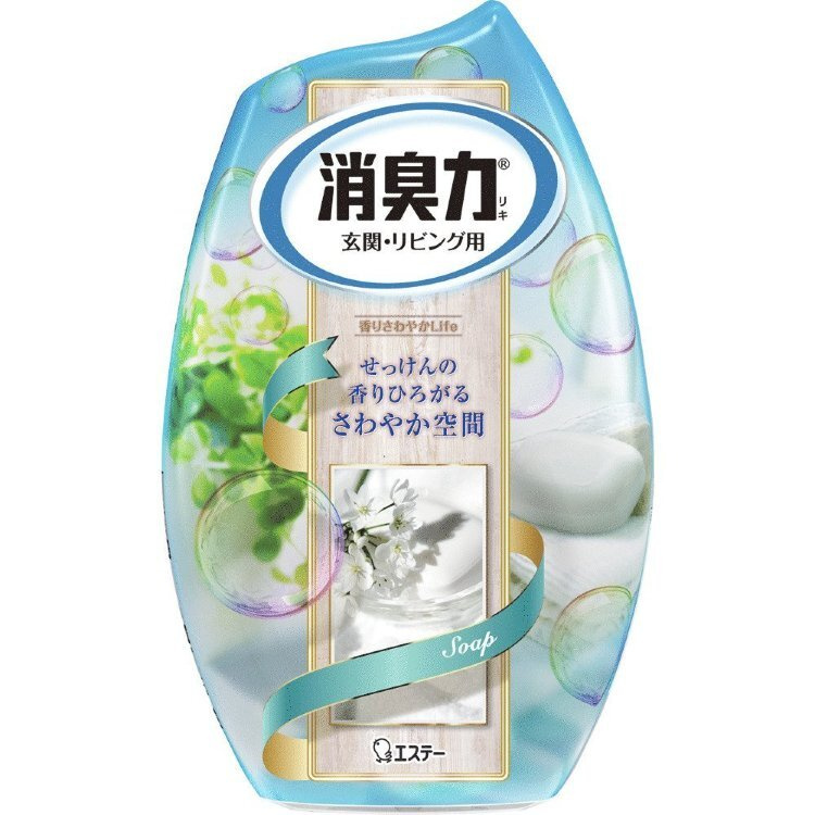Жидкий освежитель воздуха для комнаты ST "SHOSHU RIKI" с ароматом мыла, объем 400 мл.  #1