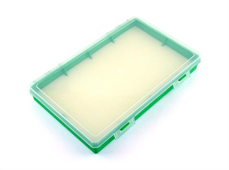 Коробка для приманок PlBOX 2801 (без ячеек, БЕЗ изолона) 280 х 185 х 40 мм, цв. Зелёный  #1