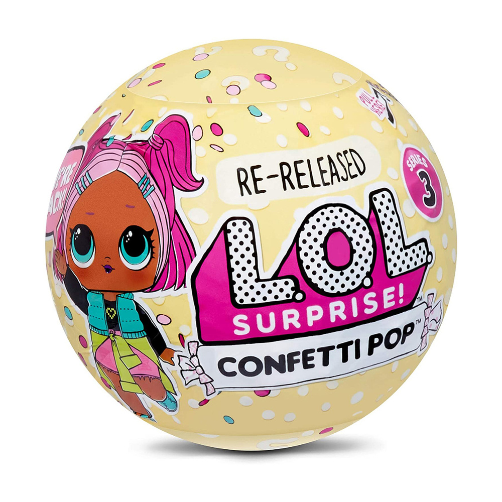 Кукла LOL Surprise! Confetti Pop 551515 / шарик лол Конфетти Поп 3 серия  #1