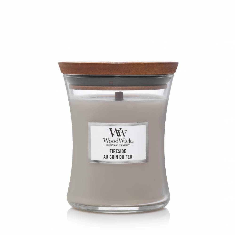 WoodWick Свеча ароматическая "У камина", 12 см х 10 см, 1 шт #1