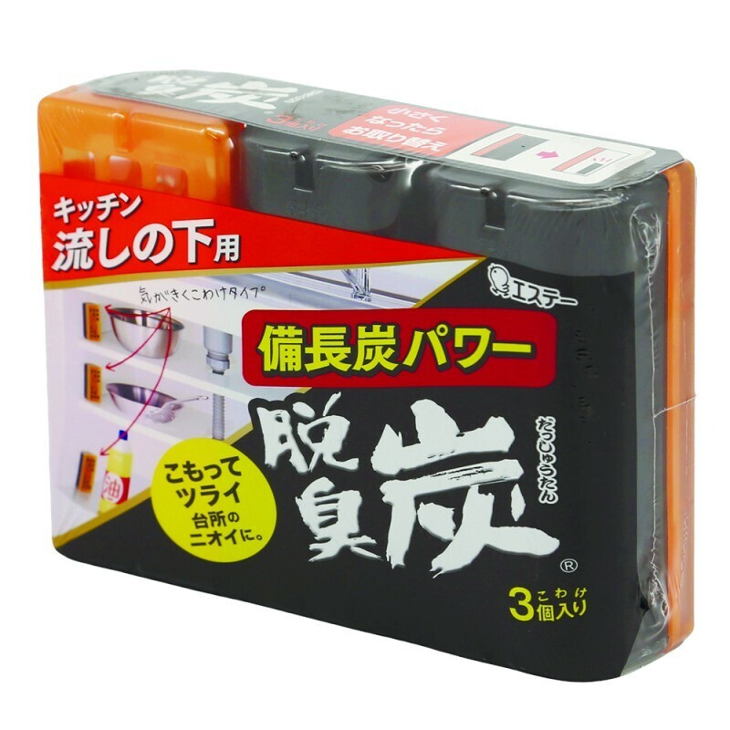 ST Dashu-Tan Поглотитель запахов для шкафов на кухне, угольный, 55 гр Х 3шт  #1