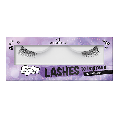 Накладные ресницы ESSENCE LASHES TO IMPRESS 03 half lashes #1