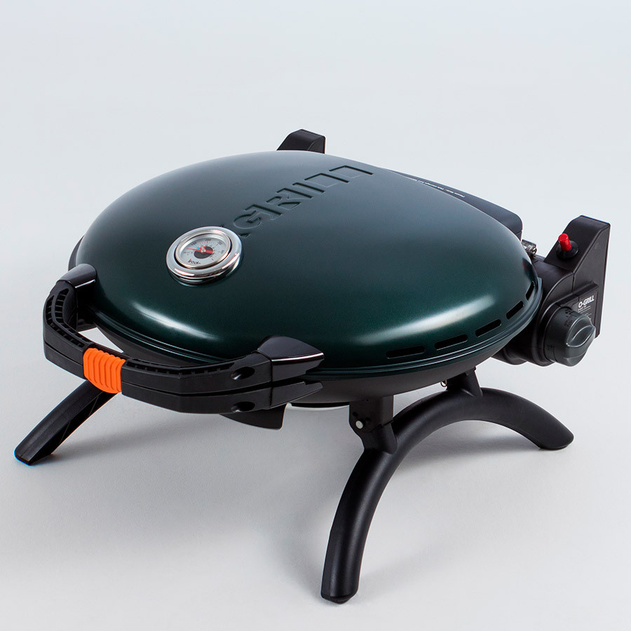 Газовый гриль O-GRILL 700T bicolor black-green + адаптер А #1