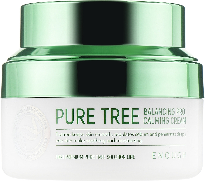 Enough Pure Tree Balancing Pro Calming Cream Успокаивающий балансирующий крем для кожи лица с экстрактом #1