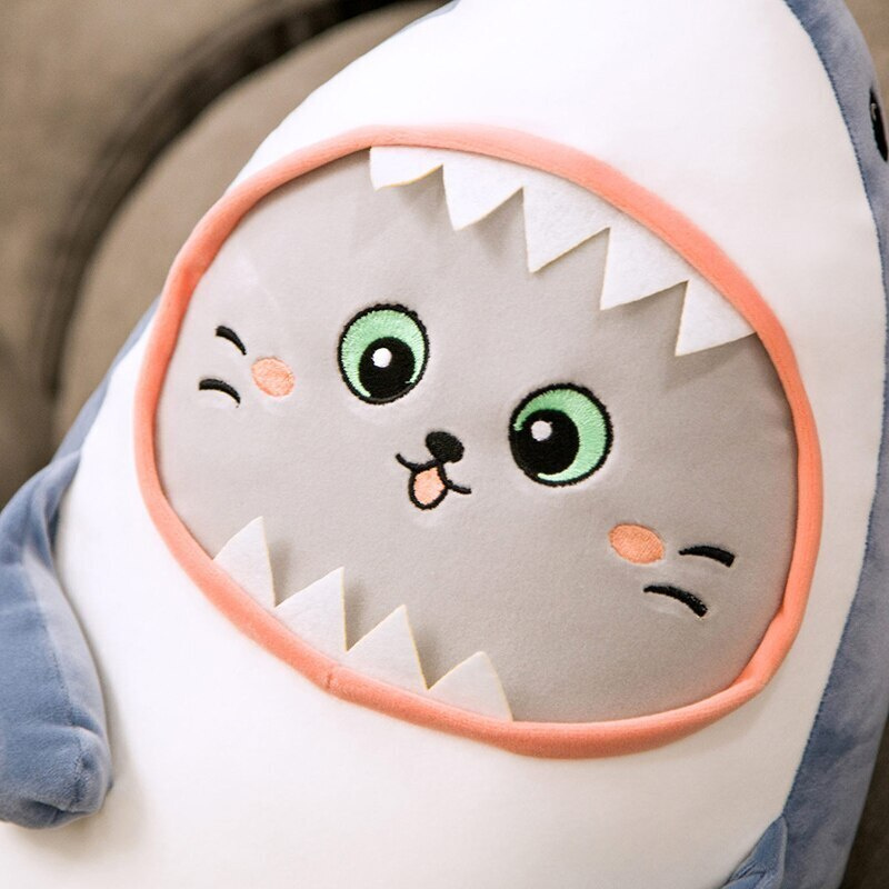 Tinni Toys Мягкая игрушка Кот-Акула Kitty shark 60 см #1