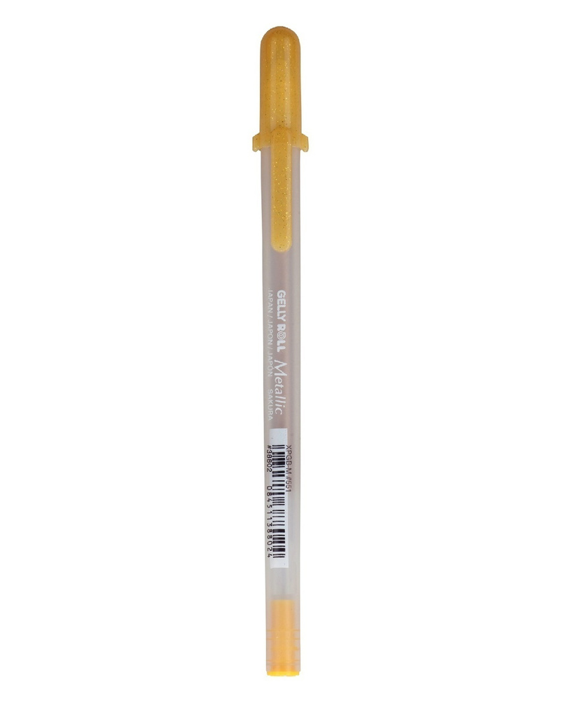 Ручка гелевая Metallic, толщина линии 0,4 мм., цвет золотой #1