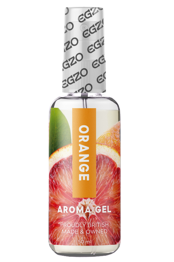 Оральная смазка - лубрикант EGZO AROMA ORANGE на водной основе - оральный гель со вкусом апельсина 50 #1