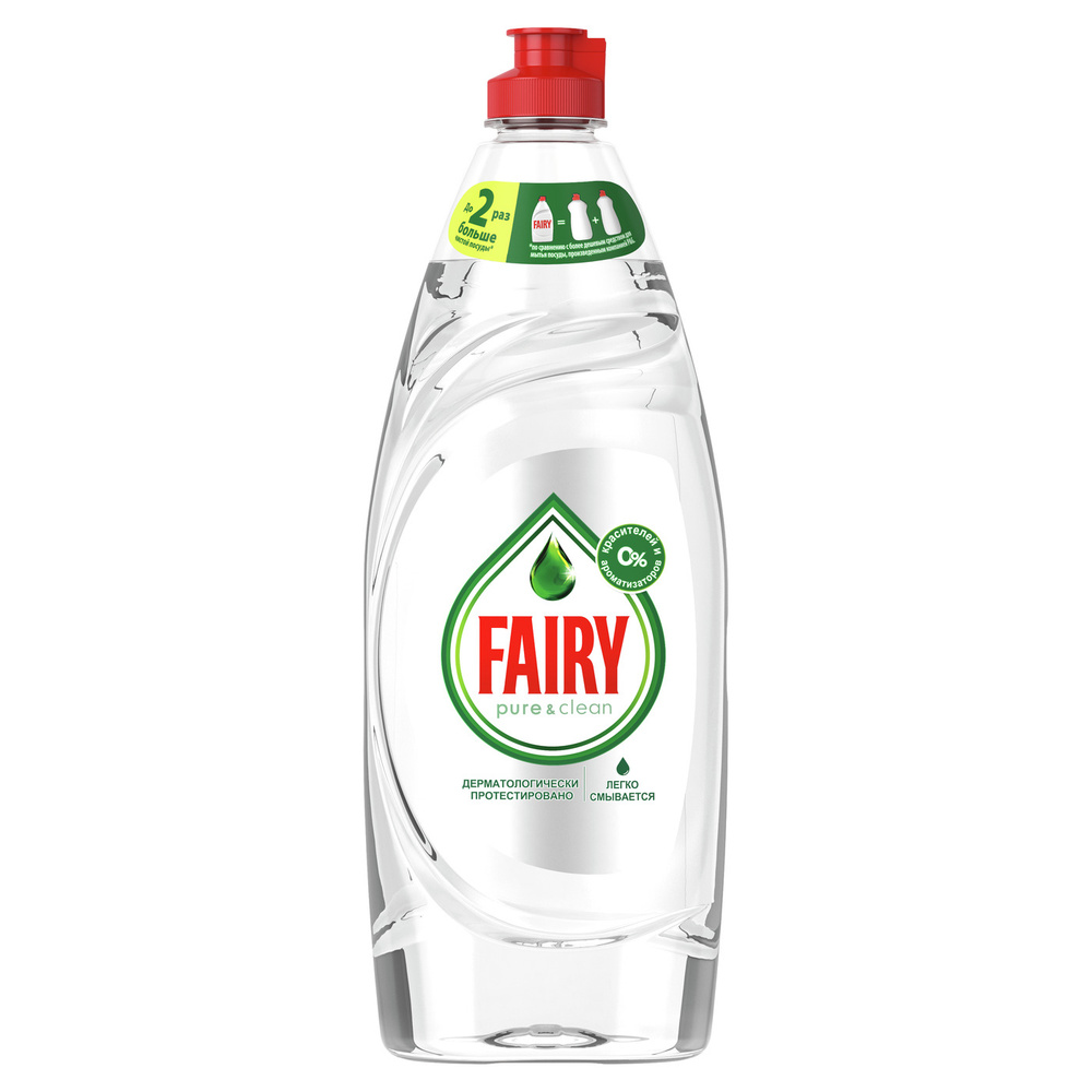 Средство для мытья посуды Fairy Pure & Clean, 650 мл #1