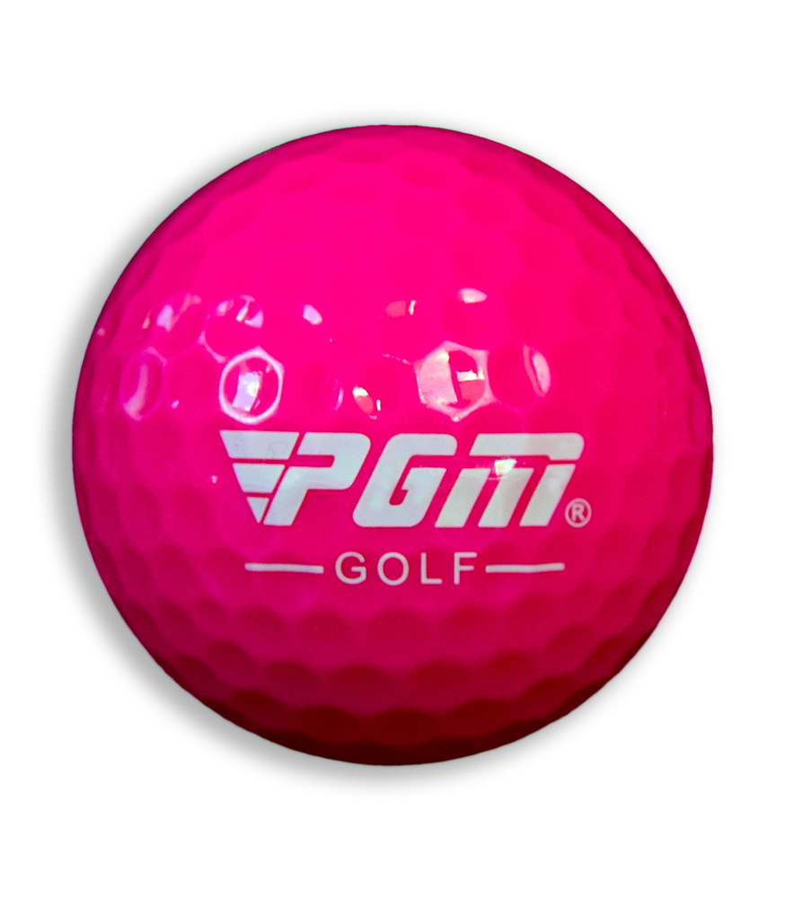 Мяч для гольфа малиновый PGM #1