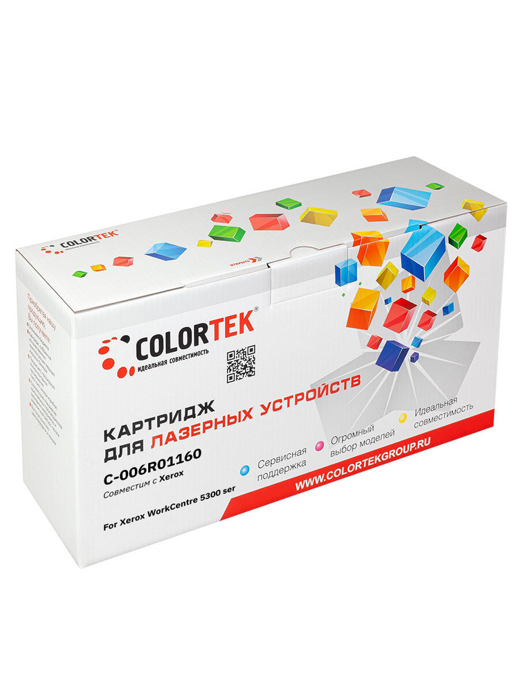 Colortek Тонер-картридж, совместимый, Черный (black), 1 шт #1