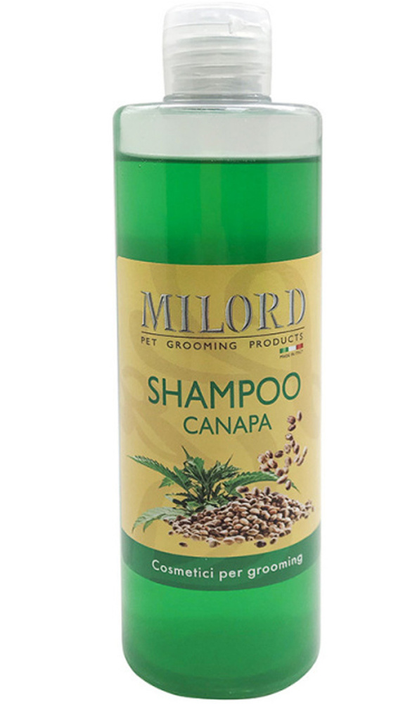 Шампунь для собак и кошек Milord Shampoo Canapa питательный с коноплей 300 мл  #1