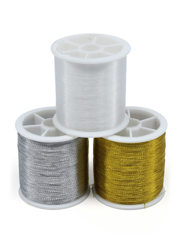 Набор ниток (моно-нить, металлизированная нить), упак(3 шт), Hobby&Pro ...