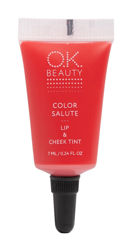 OK BEAUTY Пигмент для губ и щек Color Salute Lip & Cheek cтойкий, 7 мл, Geisha  #1