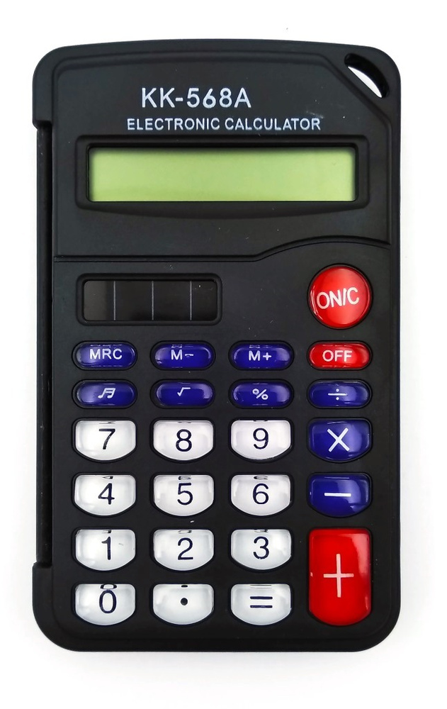 Калькулятор 8 разрядов малый КК-568А для вычислений, калькулятор для ЕГЭ для школы для работы  #1