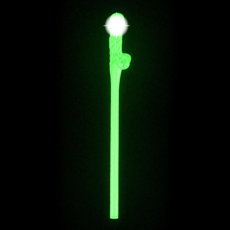 Трубочки для коктейлей светятся в темноте Glow in the Dark Willy Straws  #1