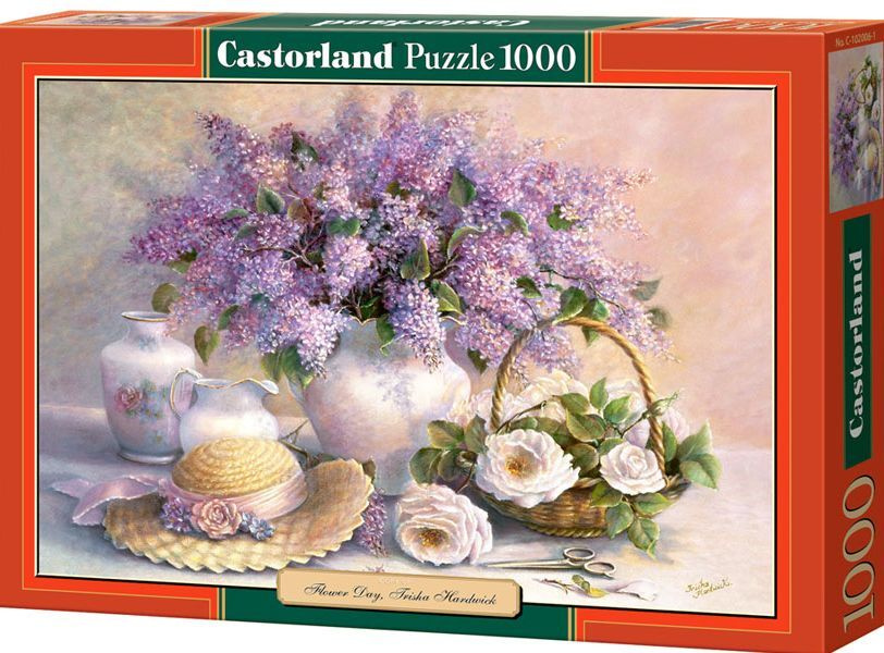 Пазлы для взрослых, 1000 элементов, деталей Castorland Цветы, живопись  #1