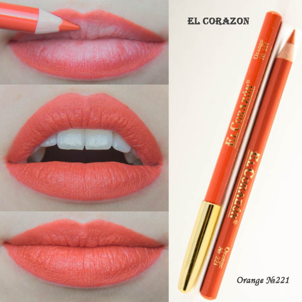 El Corazon Карандаш для губ №221 Orange #1