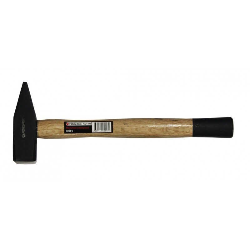 Молоток слесарный с деревянной ручкой (500г) Forsage F-821500 #1