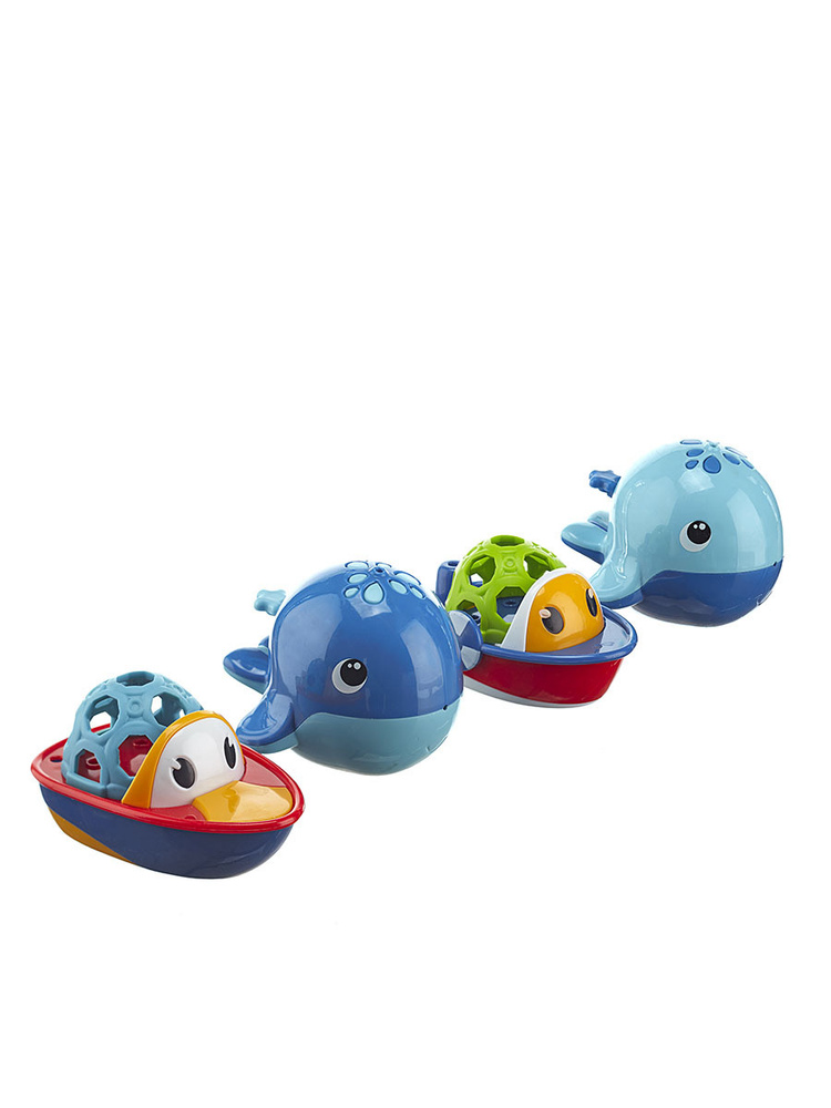 Набор игрушек для купания / Игрушки для ванной / Развивающие игры для малышей Уцененный товар  #1