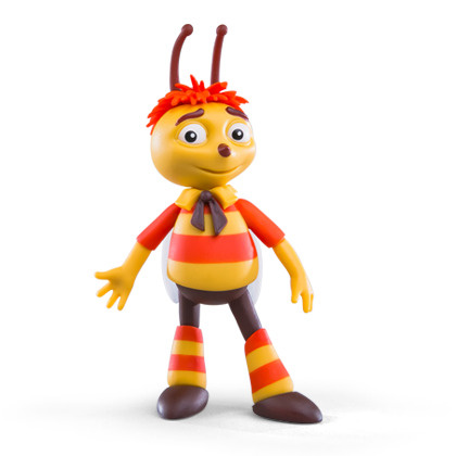 Коллекционная фигурка PROSTO toys игрушка Бравый пчеленок персонаж мультика Лунтик и его друзья малышам #1