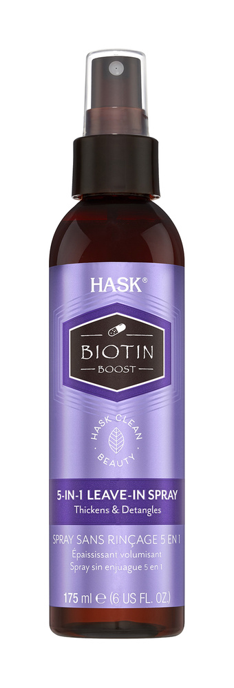 Несмываемый спрей с биотином Hask Biotin Boost 5-in-1 Leave-in Spray #1