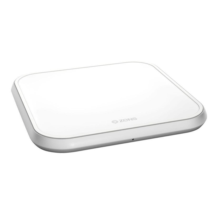 Беспроводное зарядное устройство ZENS Aluminium Single Wireless Charger 10W (White)  #1