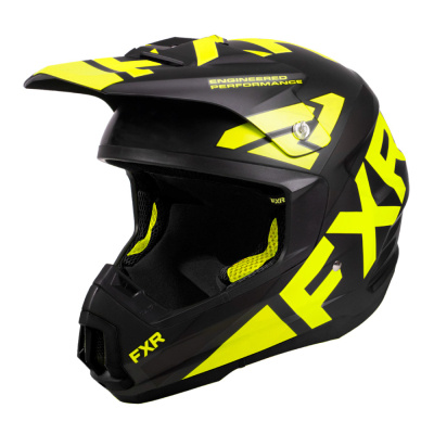 Шлем для снегохода FXR Torque Team, Black/Hi Vis, M #1