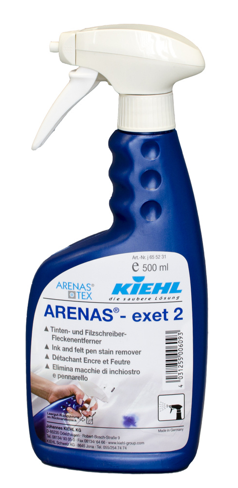 Пятновыводитель следов чернил и фломастера ARENAS-exet 2 Kiehl, 500 мл  #1