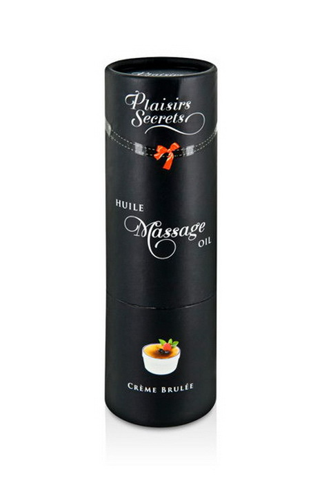 MASSAGE OIL CREME BRULEE 59ML Массажное масло Крем Брюле 59 мл #1