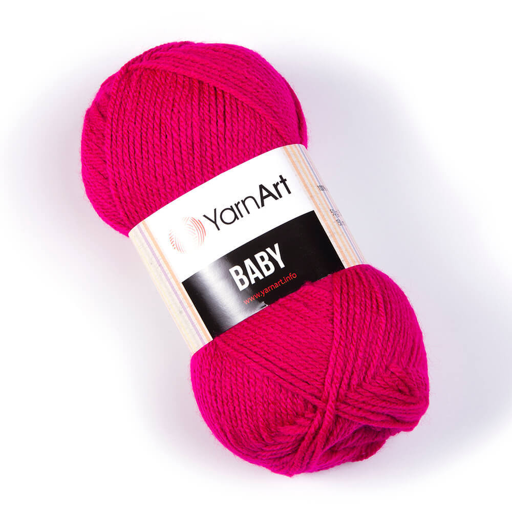 Пряжа YarnArt BABY - 5 штук, цвет 8041 малиновый, 50г/150м, акрил #1