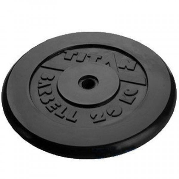 Диск (блин) обрезиненный TITAN Barbell 20 кг (d26) #1